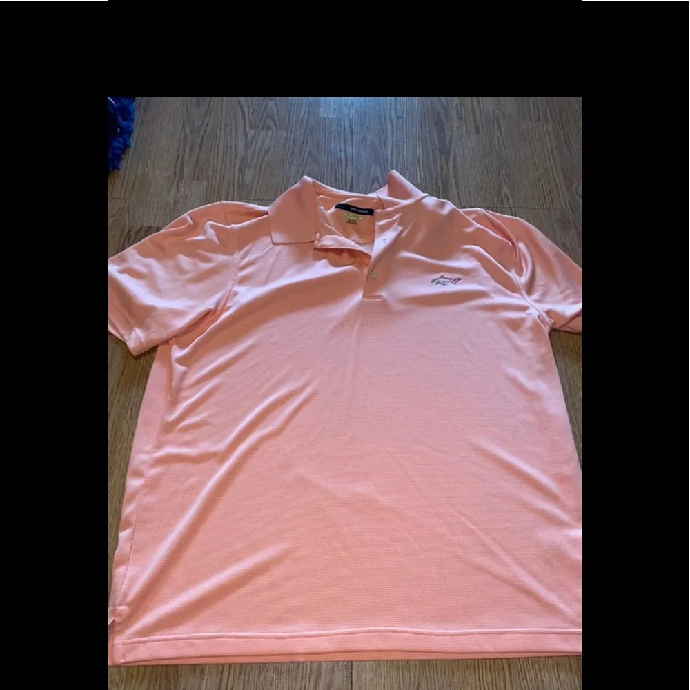 Greg Norman Salmon Colored Polo - Picture 1 of 3